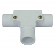 20mm White PVC Conduit Inspection Tee